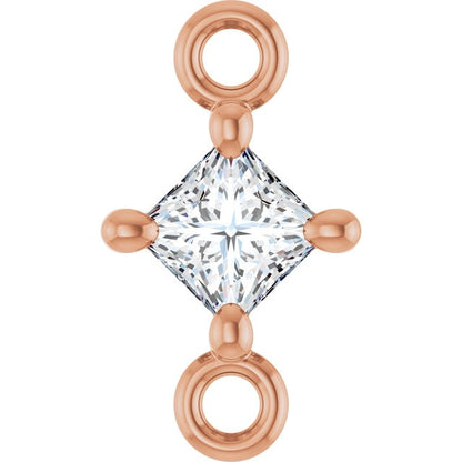 1/10 CT Natural Diamond Link, 4.57 mm x 8.09 mm