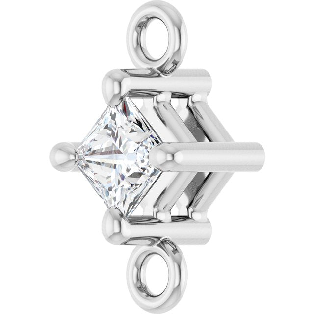 1/10 CT Natural Diamond Link, 4.57 mm x 8.09 mm