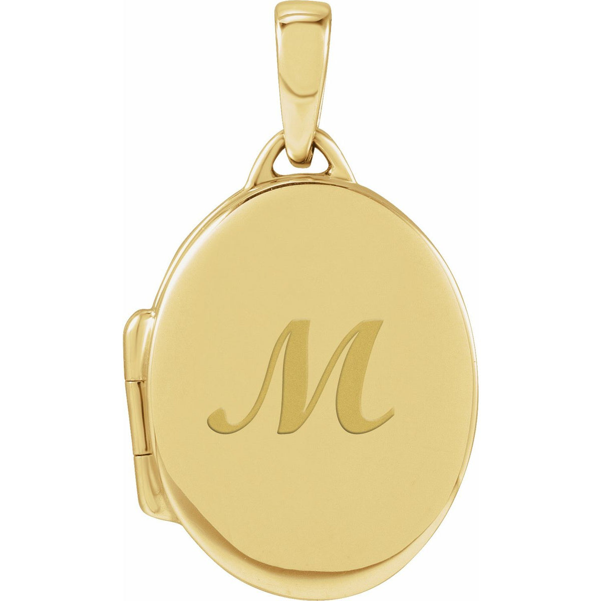 Engravable Oval Locket