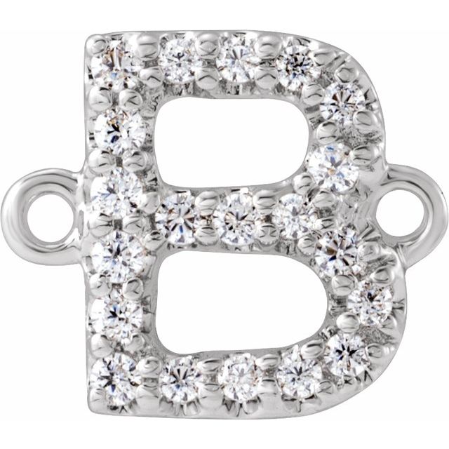.07 CTW Natural Diamond Initial Link