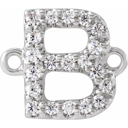 .07 CTW Natural Diamond Initial Link