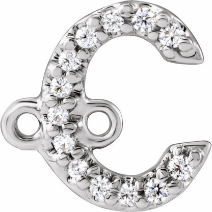 .04 CTW Natural Diamond Initial Link