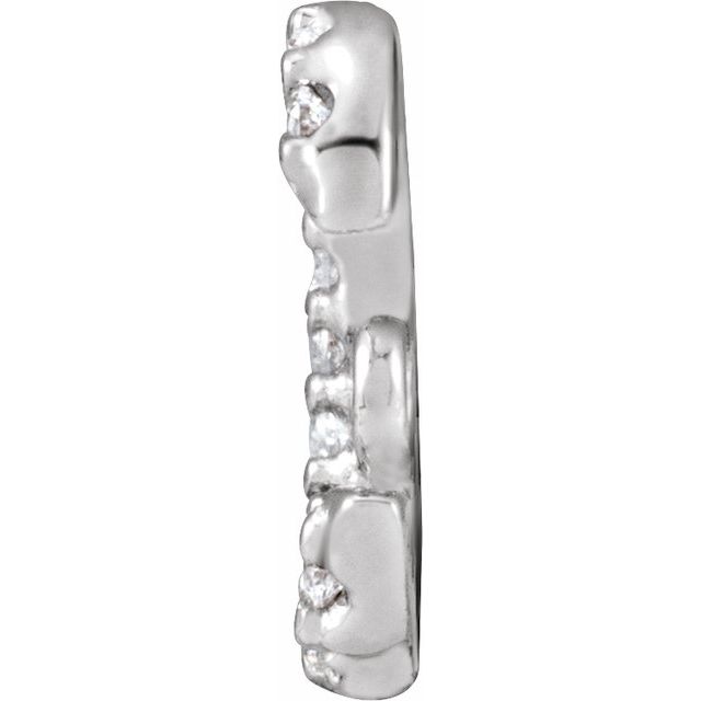 .04 CTW Natural Diamond Initial Link
