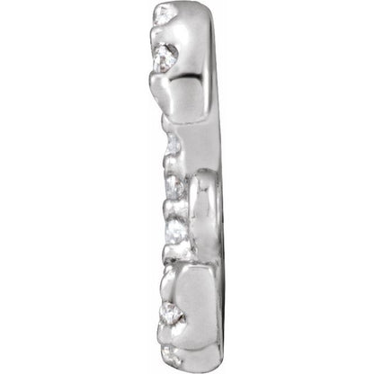 .04 CTW Natural Diamond Initial Link