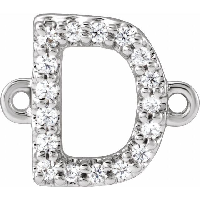 .06 CTW Natural Diamond Initial Link