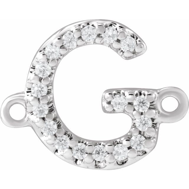 .05 CTW Natural Diamond Initial Link