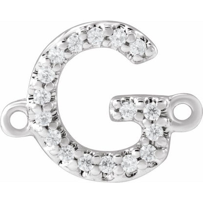 .05 CTW Natural Diamond Initial Link