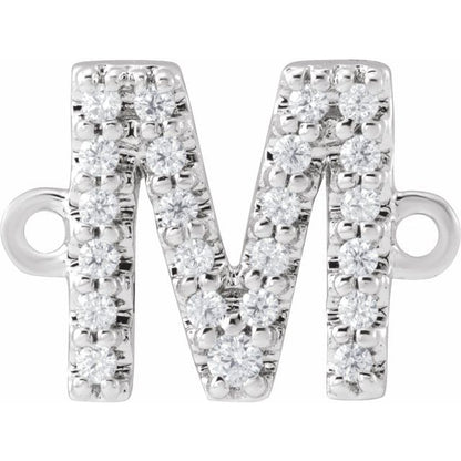 .07 CTW Natural Diamond Initial Link