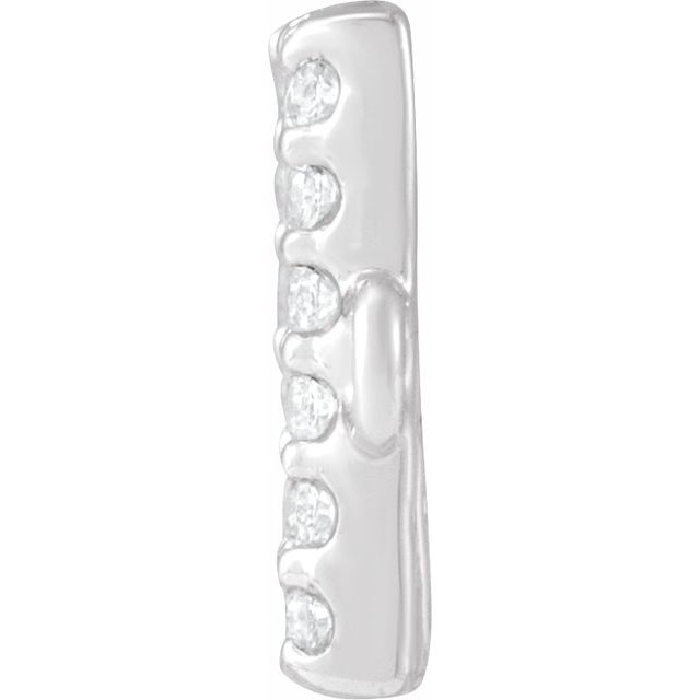 .07 CTW Natural Diamond Initial Link