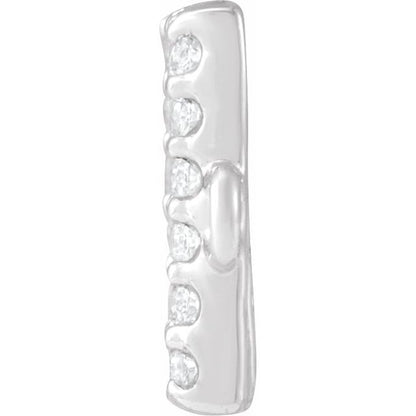 .07 CTW Natural Diamond Initial Link