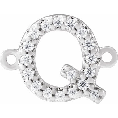 .07 CTW Natural Diamond Initial Link