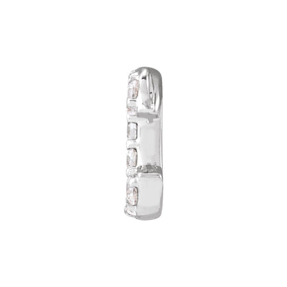 1/10 CTW Lab-Grown Diamond Initial Necklace Center
