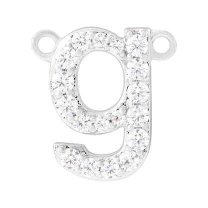 1/7 CTW Lab-Grown Diamond Initial Necklace Center
