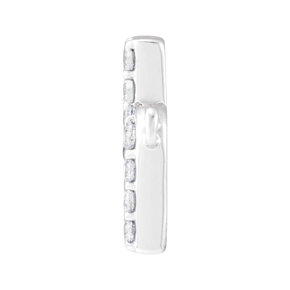 1/8 CTW Lab-Grown Diamond Initial Necklace Center