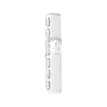 1/8 CTW Lab-Grown Diamond Initial Necklace Center