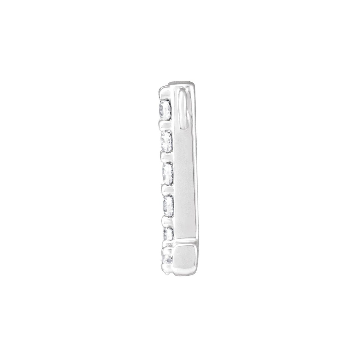 .07 CTW Lab-Grown Diamond Initial Necklace Center