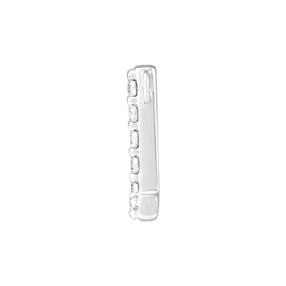 .07 CTW Lab-Grown Diamond Initial Necklace Center