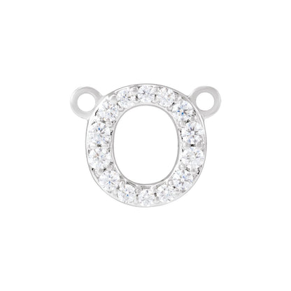 1/10 CTW Lab-Grown Diamond Initial Necklace Center