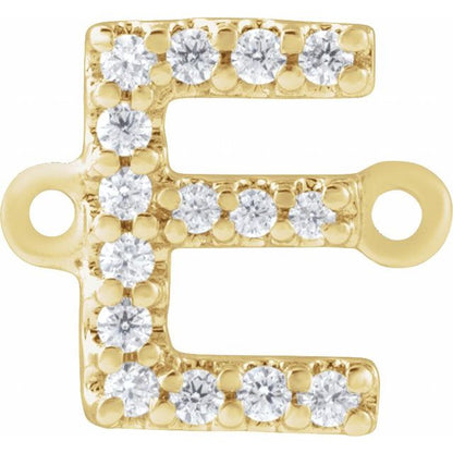 .06 CTW Natural Diamond Initial Link