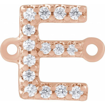 .06 CTW Natural Diamond Initial Link