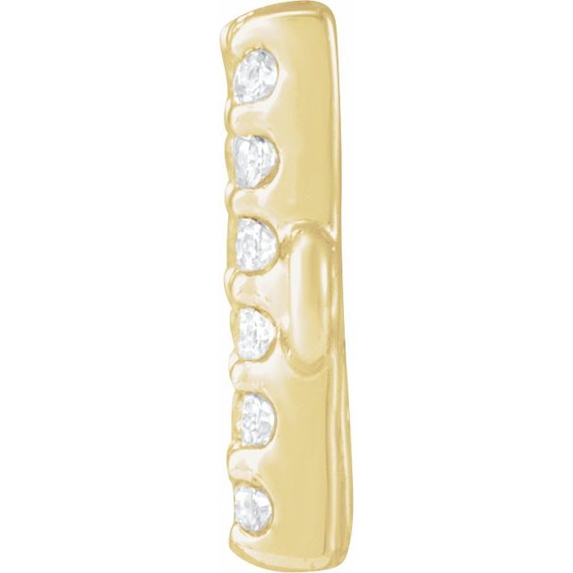 .07 CTW Natural Diamond Initial Link