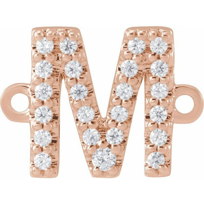 .07 CTW Natural Diamond Initial Link