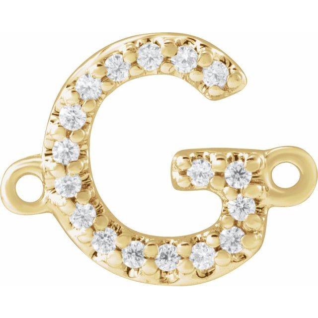 .05 CTW Natural Diamond Initial Link