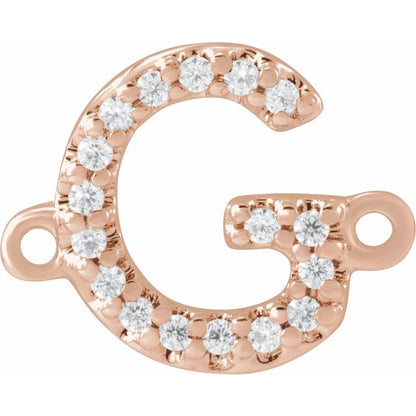 .05 CTW Natural Diamond Initial Link