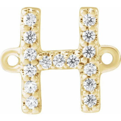 .06 CTW Natural Diamond Initial Link