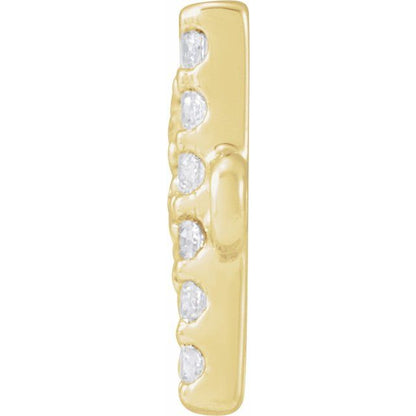.06 CTW Natural Diamond Initial Link