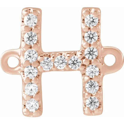 .06 CTW Natural Diamond Initial Link