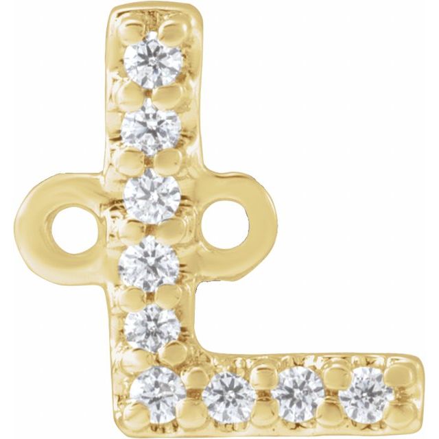 .04 CTW Natural Diamond Initial Link