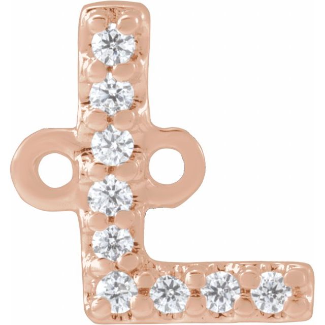 .04 CTW Natural Diamond Initial Link
