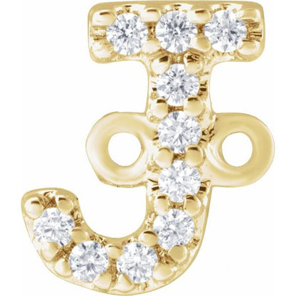 .05 CTW Natural Diamond Initial Link