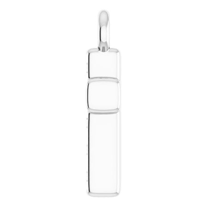 Petite Pavé® .04 CTW Natural Diamond Cross Dangle