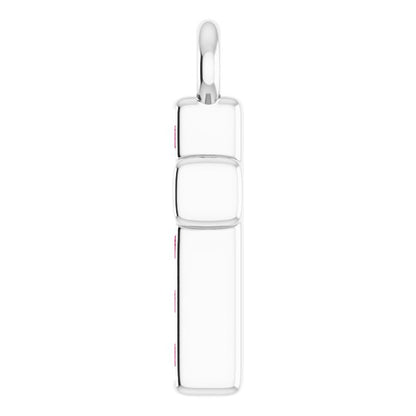 Petite Pavé® Natural Ruby Cross Dangle