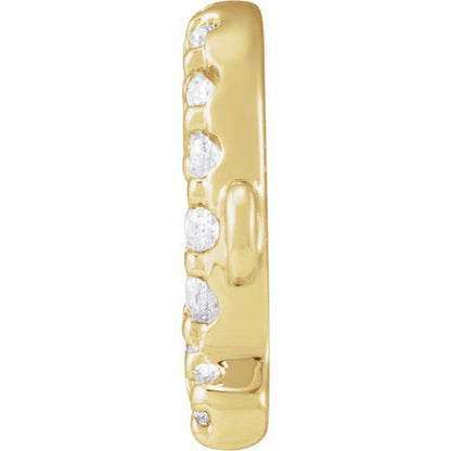 .07 CTW Natural Diamond Initial Link
