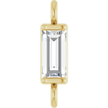 .02 CT Natural Diamond Channel-Set Link