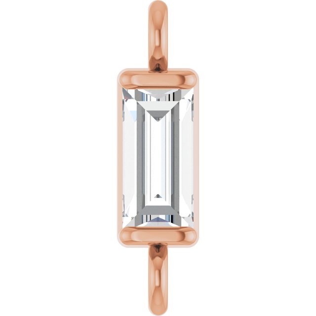 .02 CT Natural Diamond Channel-Set Link