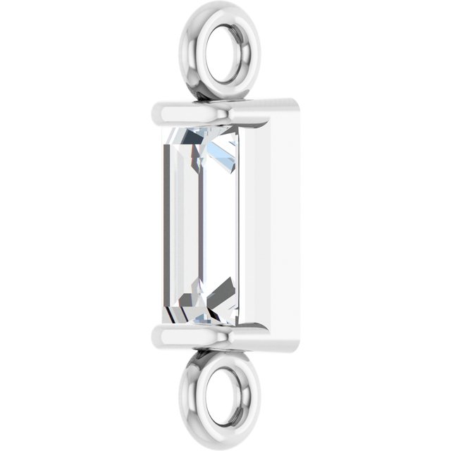 .02 CT Natural Diamond Channel-Set Link