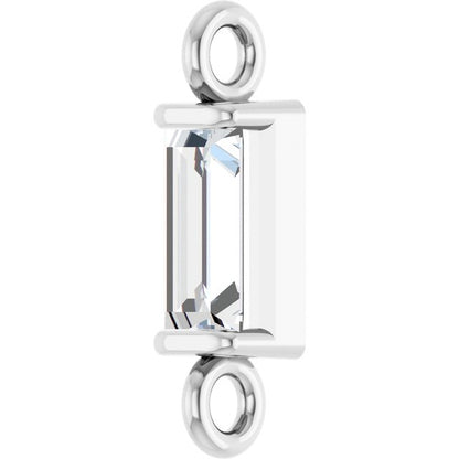 .02 CT Natural Diamond Channel-Set Link