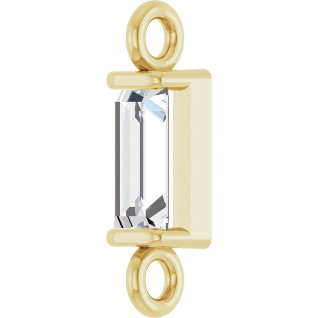 .02 CT Natural Diamond Channel-Set Link