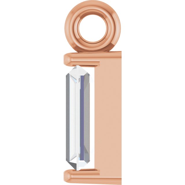 1/8 CT Lab-Grown Diamond Channel-Set Dangle