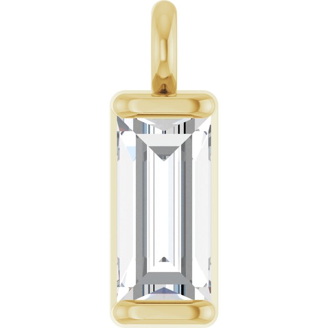 1/8 CT Lab-Grown Diamond Channel-Set Dangle