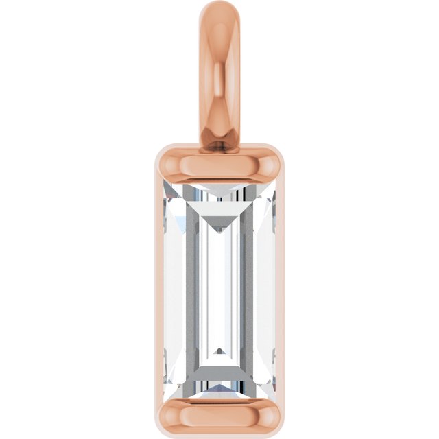 .06 CTW Natural Diamond Channel-Set Dangle