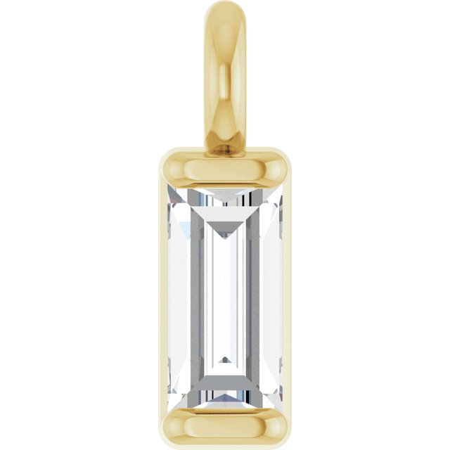 .06 CTW Natural Diamond Channel-Set Dangle