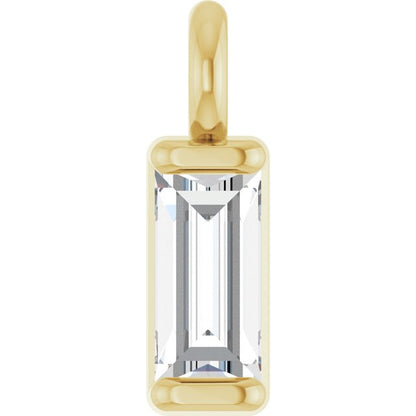 .06 CTW Natural Diamond Channel-Set Dangle