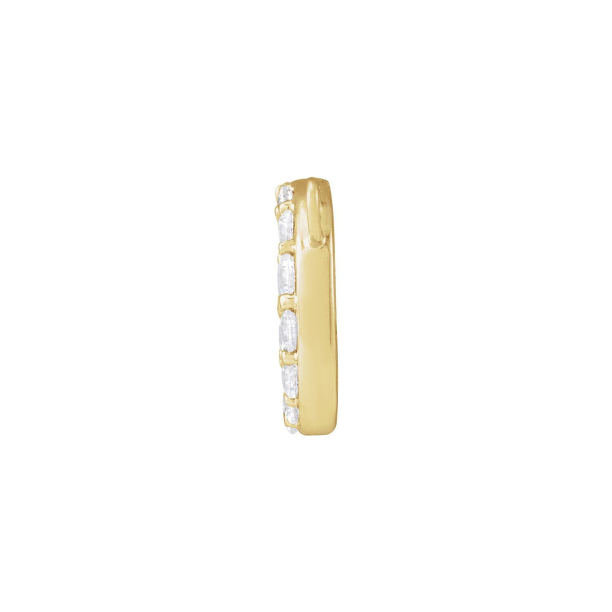1/10 CTW Lab-Grown Diamond Initial Necklace Center