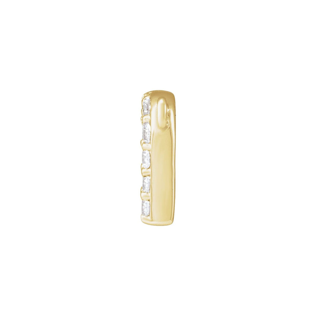 1/10 CTW Lab-Grown Diamond Initial Necklace Center