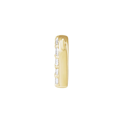 1/10 CTW Lab-Grown Diamond Initial Necklace Center